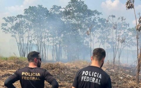 No Iranduba, dois homens são presos por atearem fogo em mata
