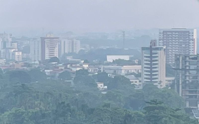Manaus volta a registrar altos níveis de poluição do ar
