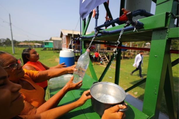 211 famílias são beneficiadas com sistema ‘Água Boa’, na zona rural de Parintins