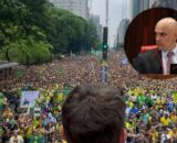 Em ato pela morte de 'patriota', bolsonaristas pedem impeachment de Moraes