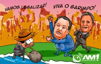 Mesmo diante das críticas e dos crimes ambientais, tem político querendo legalizar o garimpo