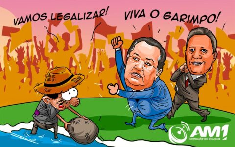 Mesmo diante das críticas e dos crimes ambientais, tem político querendo legalizar o garimpo