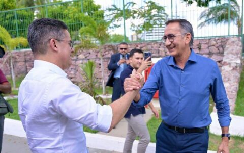Prefeito de Manaus se reúne com ministro do Desenvolvimento Regional e discute a próxima etapa da operação ‘Estiagem’ (Foto: Dhyeizo Lemos / Semcom)