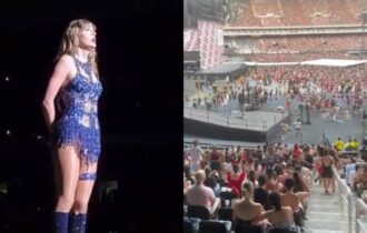 Taylor Swift adia show no Rio por causa da 'temperatura extrema'