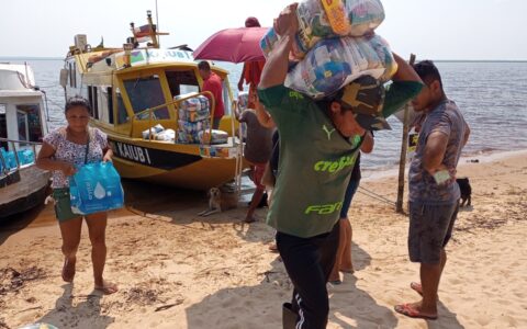 Mais de mil famílias afetadas pela estiagem recebem ajuda humanitária