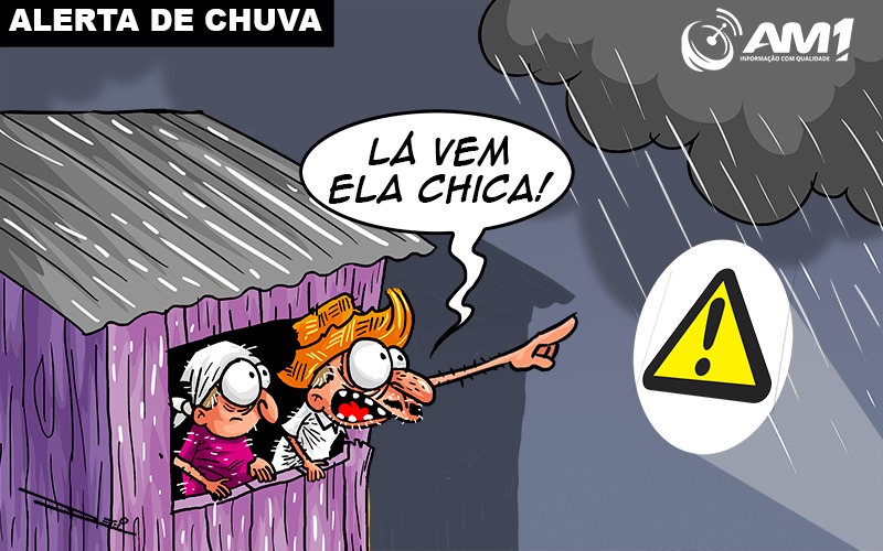 Pancadas de chuva são esperadas durante toda a semana em Manaus