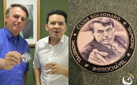 Delegado Péricles ganha medalha e entra para o clube dos 'imbrocháveis' de Bolsonaro