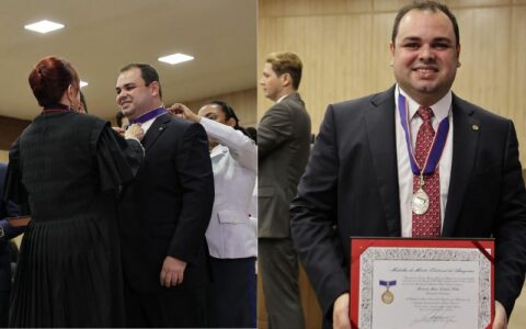 Roberto Cidade recebe medalha do TRE-AM e destaca frutos da reeleição
