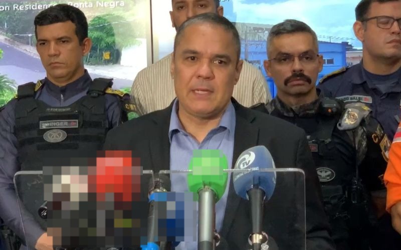 ‘Atirou pra matar, vai levar tiro pra morrer!’, diz secretário da SSP-AM após ataque a viatura em Manaus