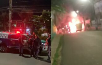 Trio é preso após ataques a ônibus e viatura da PM em Manaus