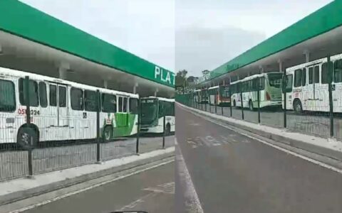 Motoristas paralisam por 13º salário; sindicato diz que foi por conta própria