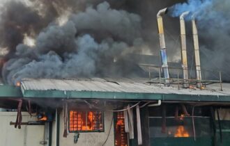 Vídeo: incêndio atinge churrascaria na zona Centro-Sul de Manaus