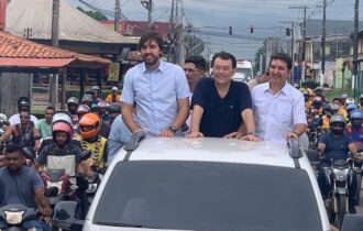 Braga é recepcionado em Itacoatiara em estilo de pré-campanha eleitoral