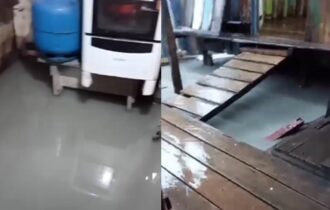 Morador há 14 anos da comunidade da Sharp teme desabamento de casa