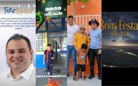 Políticos do AM procuram motivar eleitores com mensagens de Feliz Natal