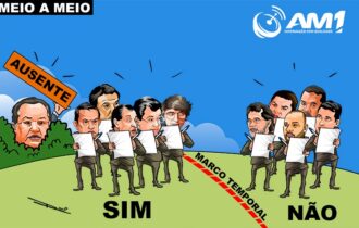 Com ausência de Silas, bancada do AM empata na votação do marco temporal
