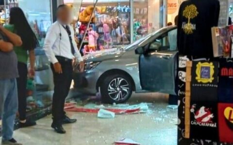 acidente-com-carro-no-sumauma-park-shopping-foto-reproducaoredes-sociais