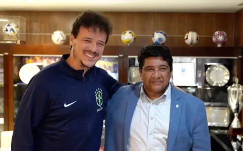 De volta ao comando da CBF, Ednaldo Rodrigues demite Fernando Diniz