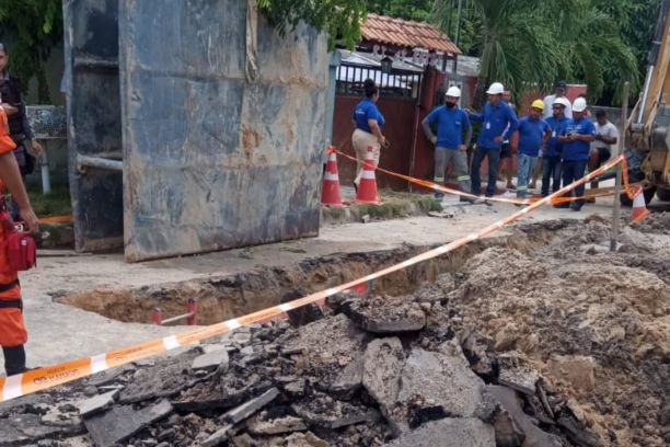 Funcionário da Águas de Manaus morre soterrado durante obra na Cidade Nova
