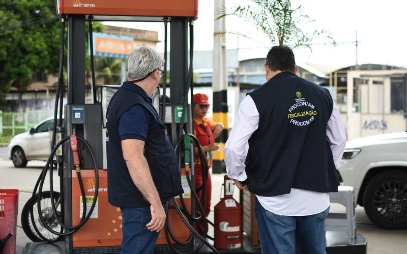 Menor valor do litro da gasolina em Manaus é R$ 5,19, mostra pesquisa do Procon