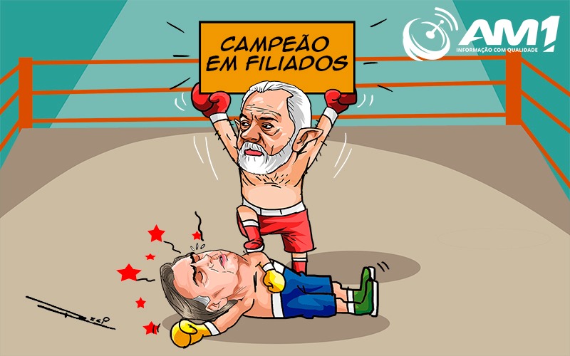 Campeão em votos, Lula também supera Bolsonaro em número de filiados no Amazonas