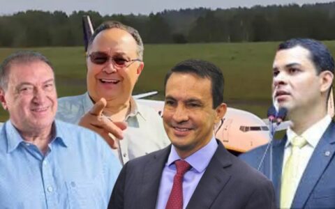 Átila, Sidney, Saullo e Silas são os campeões em gastos com aeronaves e passagens aéreas em 2023