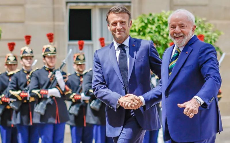 Lula vai receber em março visitas de Pedro Sánchez e Emmanuel Macron