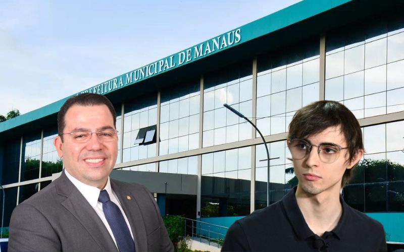 Wilker Barreto e Amom Mandel Foto Edmar PerroneAleamRedes sociais