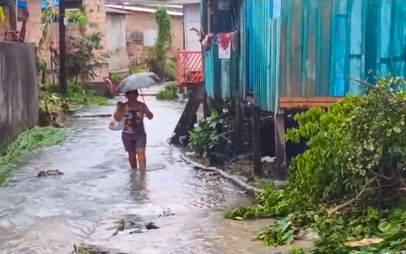 Manaus registra 11 ocorrências entre segunda e terça-feira devido à chuva