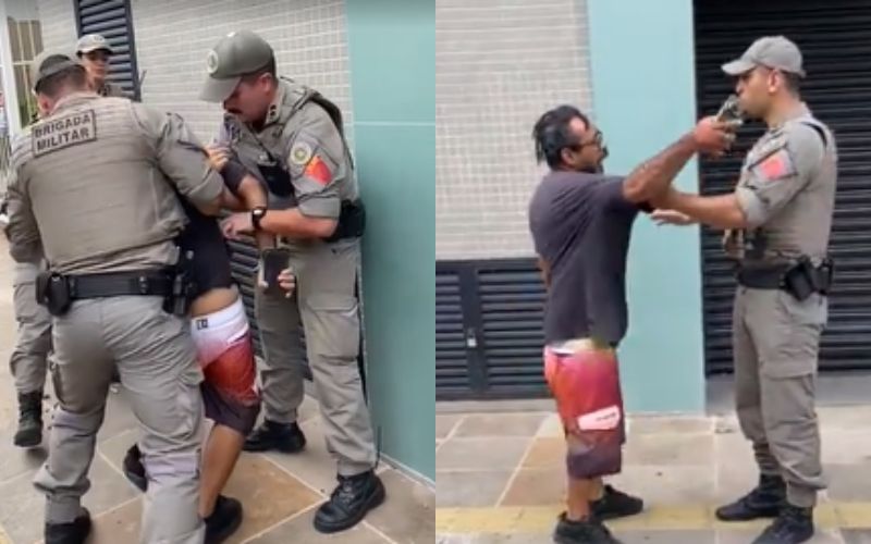 Vídeo: polícia prende motoboy negro esfaqueado por idoso branco