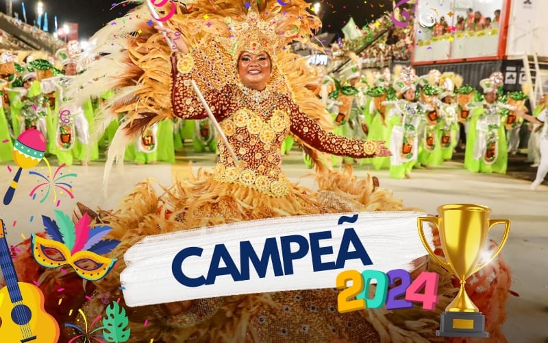 Aparecida é tricampeã do Carnaval de Manaus 2024