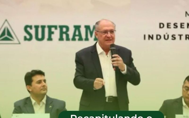 Aniversário da Suframa contará com a presença de Alckmin em Manaus