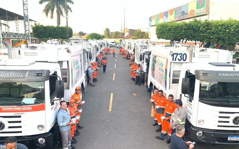 Secretaria de Limpeza adquire 10 novos caminhões coletores