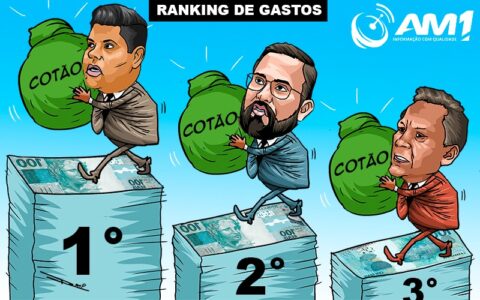 Três deputados da Aleam gastaram quase R$ 150 mil do 'Cotão' em janeiro