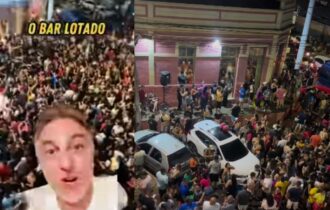 Luciano Huck compartilha vídeo de bar em Manaus que viralizou