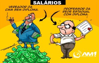 Sem concurso, vereadores de Manaus ganham mais que professor com doutorado
