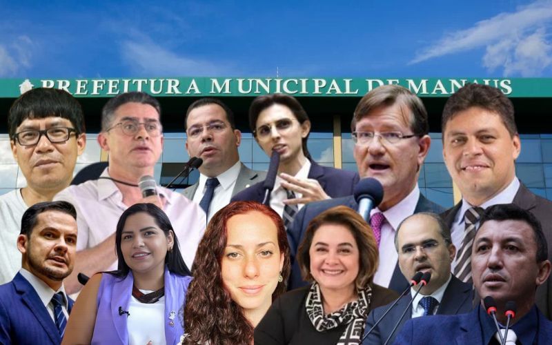 A sete meses da eleição, Manaus já tem ao menos 13 pré-candidatos a prefeito