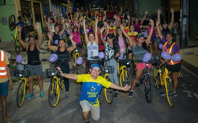 Projeto celebra o Dia Internacional da Mulher com passeio ciclístico