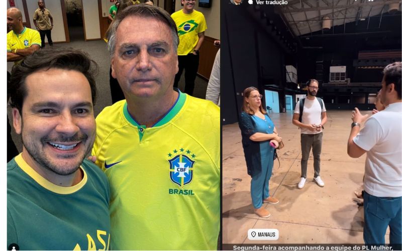 Após encontro com Bolsonaro, Alberto Neto faz ‘últimos ajustes’ para receber Michelle em Manaus