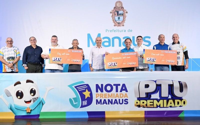 Sorteio do ‘IPTU Premiado’ de Manaus entrega R$ 770 mil em prêmios