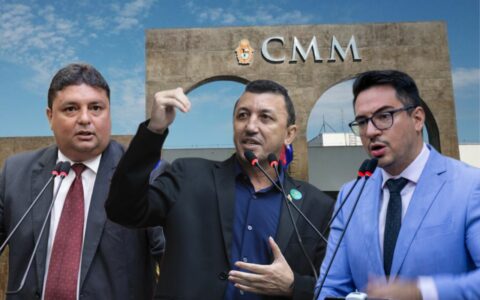Da esquerda para a direita: Caio André, Sassá e Rodrigo Guedes (Fotos: Divulgação/CMM)