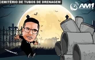 Terreno no Parque 10 vira 'cemitério de tubos de drenagem'