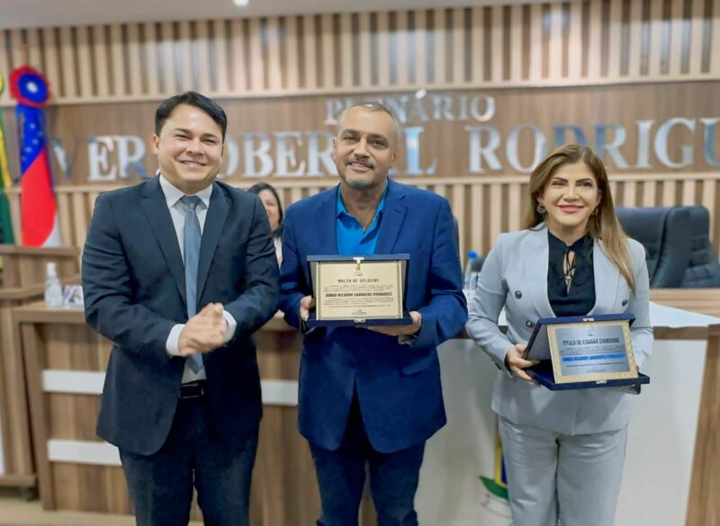 Desembargador Jomar Fernandes recebe título de cidadão coariense