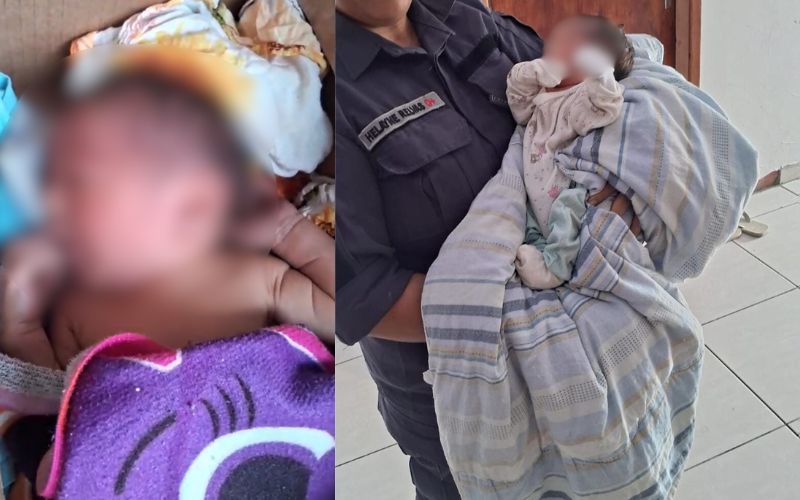 Vídeo: recém-nascido é abandonado em caixa de papelão em Manaus