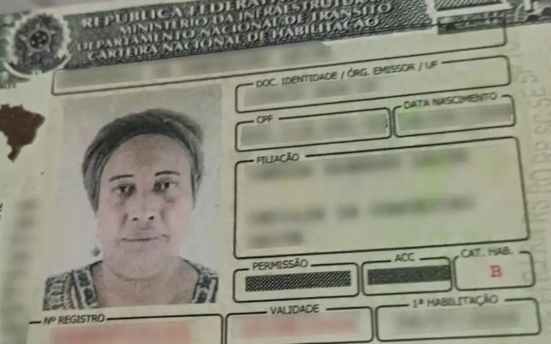 Foto da carteira de motorista