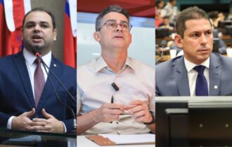 Roberto Cidade, David Almeida e Marcelo Ramos