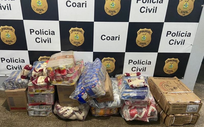 PC-AM prende funcionários públicos e empresário por furto de merenda escolar da secretaria municipal de Educação de Coari