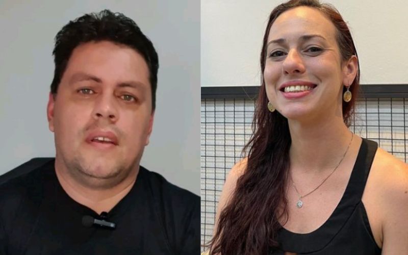 (Fotos: Redes Sociais) Amil alfineta Natália Demes, que o acusa de só aparecer em época de eleição