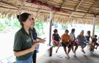 Amazonastur inicia plano turístico em comunidade indígena do Rio Preto da Eva