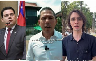 Amom anuncia ação no Centro de Manaus e é criticado por Marcelo e Wilker
